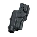 Rapid Force By Alien Gear Level 3 Duty Holster - Mid Ride Belt Slide - S&W M&P 1.0 & 40/45/10mm M2.0 4.25" Barrel - Basket Weave Black - Right Hand - Large Light - No Axon - Rapid Force By Alien Gear