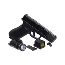 GLOCK Blue Label G45 MOS 9mm Pistol with Holosun HE509-RD | MOS Mounting Plate | AmeriGlo Suppressor Height Sights | Streamlight TLR-1 HL - Glock