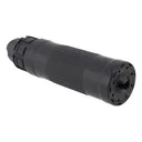 Dead Air Silencers Lazarus 6 5.56/6mm GMS Low Back Pressure Suppressor with Xeno 3-Prong Mount - Black - Dead Air Silencers