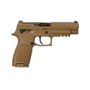 SIG Sauer Off Duty M17 Optic Ready 9mm Pistol With ROMEO M17 - Mod Poly X Grip - Manual Safety - 4.7" - 21 Round - Coyote - QUALIFIED INDIVIDUALS ONLY - Sig Sauer