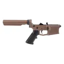 Aero Precision M4E1 Carbine Complete AR-15 Lower Receiver - No Stock & A2 Grip - Kodiak Brown Anodized - Aero Precision