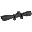TruGlo 4x32mm Compact Rimfire Rifle Scope with Rings - Duplex Reticle - Truglo