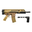 FN SCAR 15P SBT 300 Blackout Semi-Auto Pistol - Flat Dark Earth - 7.5" - 30 Round - Fn America