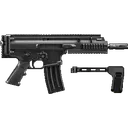 FN SCAR 15P SBT 5.56 NATO Semi-Auto Pistol - Black - 7.5" - 10 Round - Fn America