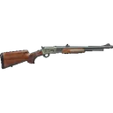 Davide Pedersoli Jackal 44 Pump Action .44 Magnum Shotgun - 19" - Silver - Italian Firearms Group