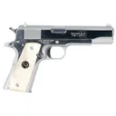 Iver Johnson .38 Super 1911 Pistol - 5.0" - Silver - 1x 8rd Mag - Iver Johnson