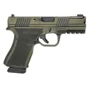 Black Rain Ordnance Frontline+ Optic Ready 9mm Pistol - 4.0" - Green - 1x 15rd Mag - Black Rain Ordnance