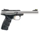 Browning Buck Mark Plus .22 LR Rimfire Pistol - 5.5" - Silver - 1x 10rd Mag - Browning