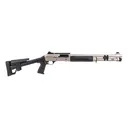 Panzer Arms M4 Marine Tactical Semi-Automatic 12 Gauge Shotgun - 18.5" - Nickel - Panzer Arms