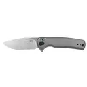 Zero Tolerance 0044 Folding Knife - 3.2" - Drop Point - Grey - Zero Tolerance