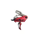 Rise Armament Rev 535 Slide-and-Snap AR Trigger - Flat/Curved Blade - Black & Red - Rise Armament