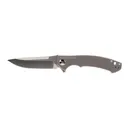 Zero Tolerance 0450 Small Sinkevich Folding Knife - Drop Point - 3.25" Plain Edge - Titanium - Zero Tolerance