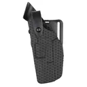 Safariland 7360 7TS ALS/SLS Mid-Ride Level III Duty Holster for GLOCK 19 with X300 - Black Basketweave - Left Hand - Safariland