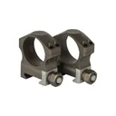 Nightforce XTRM Ultralite 30mm 1.375" X-High Rings - 4 Screw - Dark Earth - Scope Mount - Nightforce Optics