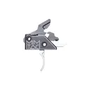 MIMTAC Drastic AR-9 Drop-In Single Stage Trigger - 3.5lb - Silver - Curved - Mimtac