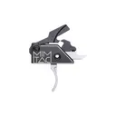 MIMTAC Drastic AR-15 Drop-In Single Stage Trigger - 3.5lb - Silver - Curved - Mimtac