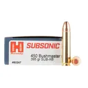 Hornady Subsonic 450 Bushmaster 395gr Sub-X - Box of 20 - Hornady