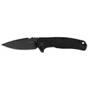 Kershaw Conduit Folding Knife - 2.9" - Half Serrated Spear Point - Black - Kershaw