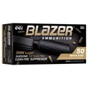 CCI Blazer Clean-Fire Suppressor 9mm 147gr TMJ - Box of 50 - Cci