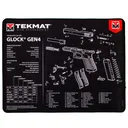 TekMat Ultra GLOCK Gen 4 Handgun 20" x 15" - Cleaning Mat - Tekmat