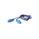 Walker's Corded Rubber Ear Plugs NRR 27dB - Blue - Walker's