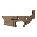 Sons of Liberty Gun Works Rebellious Stripes AR-15 Stripped Lower Receiver - FDE - Sons Of Liberty Gun Works