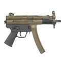 HK SP5K 9mm Pistol Caliber Carbine - 2x 30rd Mags - Patriot Brown - Heckler & Koch