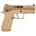 SIG Sauer P320 M18 Carry Optic Ready 9mm Pistol CA Compliant - 3.9" - Coyote - 3x 10rd Mags - Sig Sauer