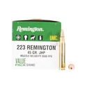 Remington UMC 223 Rem 45gr JHP - Box of 20 - Remington