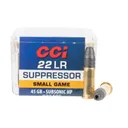 CCI Suppressor 22 LR 45gr Solid - Box of 50 - Cci