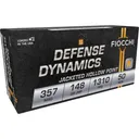 Fiocchi Defense Dynamics 357 Magnum 148gr JHP Ammo - Box of 50 - Fiocchi