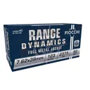 Fiocchi Range Dynamics 7.62x39mm 123gr FMJ Ammo - Box of 20 - Fiocchi