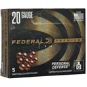 Federal Power-Shok Personal Defense Flite Control 20GA 00 Buckshot Ammo - Box of 5 - Federal Ammunition