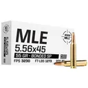 Norma MLE 5.56 NATO 55gr Bonded Ammo - Box of 20 - Norma Ammunition