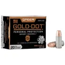 Speer Gold Dot 9mm Luger +P 124gr GDHP Short Barrel Ammo - Box of 20 - Speer