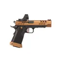 Kimber 2K11 Optic Ready 9mm 2011 Pistol with Trijicon SRO - 5" - Coyote PVD - 1x 17rd, 2x 20rd Mags - Kimber