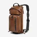 Viktos Upscale 3 Leather Sling Bag - Brown - Viktos