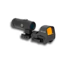 Holosun HE510C-GR Red Dot Sight w/ HM3X Magnifier - Multi-Reticle - Green Reticle - Holosun