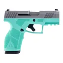 Taurus GX2 9mm Pistol - 3.38" - Stainless/Cyan - 2x 13rd Mags - Taurus Usa