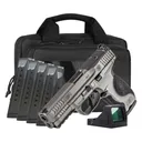 Smith & Wesson M&P 2.0 Metal Optic Ready 9mm Pistol with Viridian RFX11 - 4.25" - Tungsten Gray - 5x 17rd Mags - Smith & Wesson