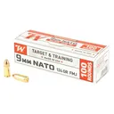 Winchester USA White Box 9mm NATO 124gr FMJ Ammo - Box of 100 - Winchester