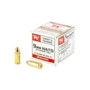 Winchester USA White Box 9mm NATO 124gr FMJ Ammo - Box of 50 - Winchester