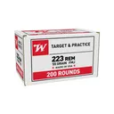 Winchester USA 223 Rem 55gr FMJ Lake City Ammo - Box of 200 - Winchester