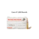 Winchester USA M193 5.56 NATO 55gr FMJ Ammo - Case of 1000 - Winchester