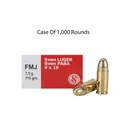 Sellier & Bellot 9mm Luger 115gr FMJ Ammo - Case of 1000 - Sellier and Bellot