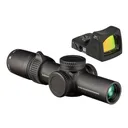 Vortex AMG 1-10x24 FFP Riflescope - EBR-9 MRAD with Trijicon RMR Type 2 Pistol Red Dot Sight - 3.25 MOA Bundle - Vortex Optics