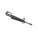 Luth-AR A1 Slick Side Retro Complete AR-15 Upper Receiver - 5.56 - 20" - OD Green - Luth-AR