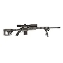Howa M1500 APC American Flag Bolt Action Rifle With Scope 6.5 Creedmoor - 24" Carbon Fiber Barrel - Grey Flag - MDT - Howa