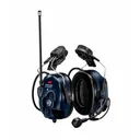 3M Peltor MT73H7P3E4D10-NA WS LiteCom PRO III Headset - Hard Hat Attached - Dark Blue - 3M Peltor