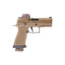 SIG Sauer M18 Optic Ready 9mm Pistol with Romeo-M17 Red Dot Sight - 3.9" - Coyote - 3x 21rd Mags - Sig Sauer